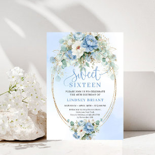 Invitation numérique pour un Sweet Sixteen Dusty B