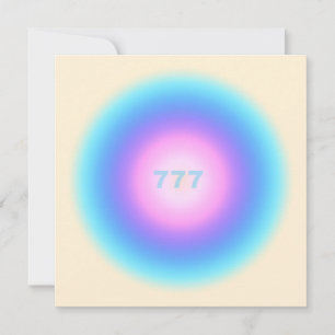 Invitation Numéros d'ange 777 - Bonne fortune