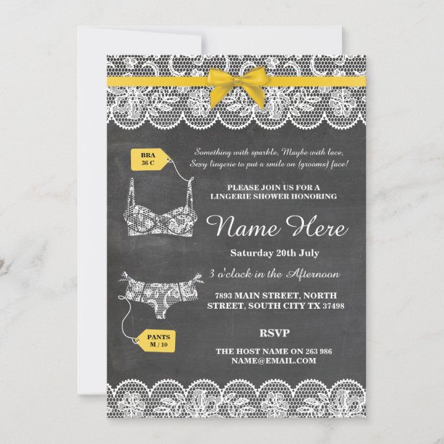 Invitation nuptiale de dentelle d'arc d'or de (Devant)