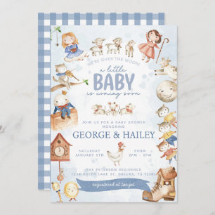 Invitation Nursery Rhyme Mother Goose Baby shower