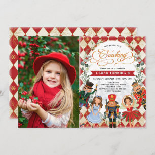 Invitation Nutcracker Anniversaire Cracing Fête Photo