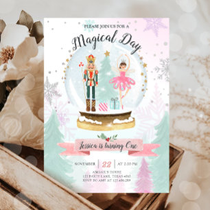 Invitation Nutcracker Anniversaire Fille Terre de sucreries F