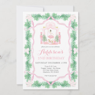 Invitation Nutcracker Anniversaire Invitation, Sugar Plum Pri