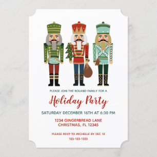 Invitation Nutcracker Christmas