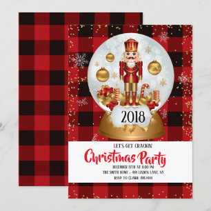 Invitation Nutcracker Christmas Holiday