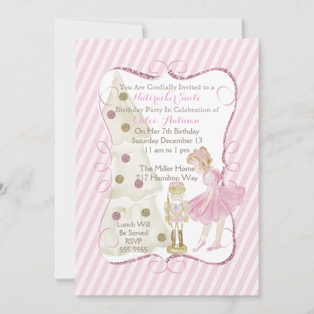 Invitation Nutcracker Suite (Devant)