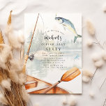 Invitation O-Fish-Ally Pêche à thème 60e fête d'anniversaire<br><div class="desc">Embarquez pour un voyage au bord d'un lac serein avec nos invitations au 60e anniversaire sur le thème du poisson. Remplies d'illustrations aquarelles d'un lac tranquille, d'arbres luxuriants, d'un bateau rustique, d'une canne de pêche et d'un poisson gracieux, ces invitations promettent une fête qui est bien plus que mémorable -...</div>