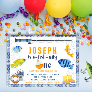 Invitation O Fish Ally Une pêche 1er anniversaire