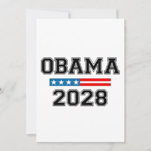 Invitation Obama 2028 Démocratie Election USA