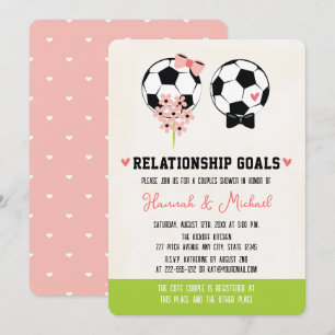 Invitation Objectifs Relation Couples de Football Douche