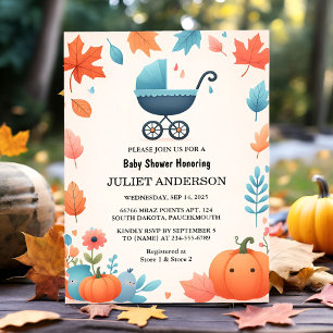 Invitation Obtenez la ferme rose bleu Boho Girl Boy Baby show
