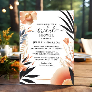 Invitation Obtenez Orange les années 70 80s 90s Pink Colorful