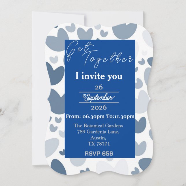 Invitation Obtenir (Devant)