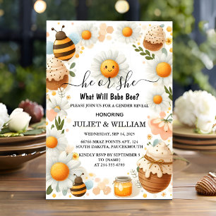 Invitation Obtenir Bug Daisy Bloom Rustic Busy Bee Genre Révé