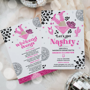 Invitation Obtenons Nashty Bachelorette Week-end Itinéraire