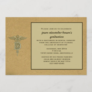 Invitation Obtention du diplôme pendante Invitat d'école