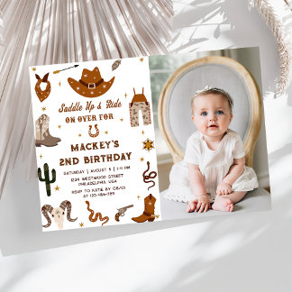 Invitation Occident Anniversaire Rustique 2ème anniversaire d