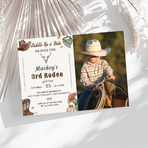 Invitation Occident Anniversaire Rustique 3ème anniversaire d