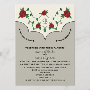 Invitation occidental de mariage de chemise