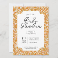 Occupé Retro Ditsy Floral Orange et Douche Beige