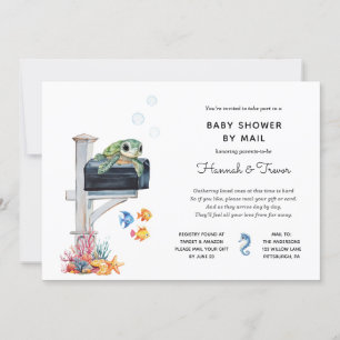 Invitation Ocean Sea Animals Mailbox Douche par courrier