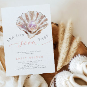 Invitation Ocean Sea You Bientôt Baby shower