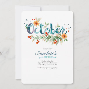 Invitation Octobre