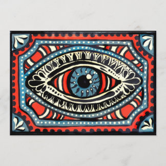Invitation Oeil bleu de gitans