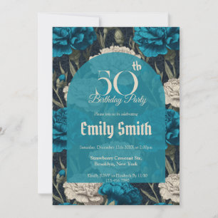 Invitation Oeillet personnalisé pour joyeux anniversaire