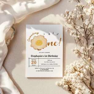 Invitation Oeuf frit Kawaii 1er anniversaire