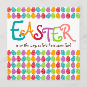 Invitation Oeufs de PÂQUES