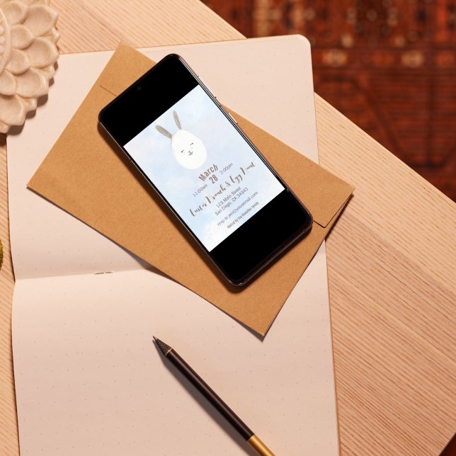 Invitation OEufs de Pâques Brunch et chasse aux oeufs Invitat (Créateur téléchargé)