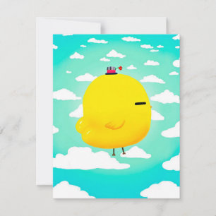 Invitation Œufs de Poussin Drôles Pour Amateur de Ferme   Cad