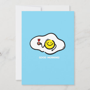 Invitation OEufs frits le matin