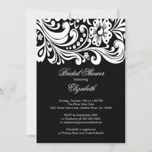 Invitation officielle à la douche de la nuptiale d