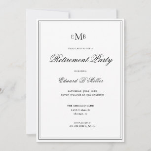 Invitation officielle de la partie de retraite mon