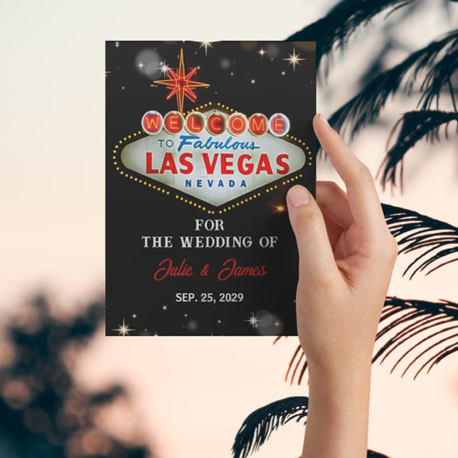 Invitation officielle unique du Mariage Las Vegas (Créateur téléchargé)
