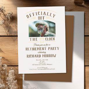 Invitation “Officiellement hors des heures de service” Fête d