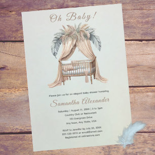 Invitation Oh Baby boho baby shower
