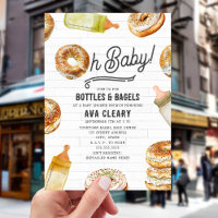 Oh Baby Bottles & Bagels Baby shower Brunch