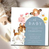 Oh Baby Farm Animals Baby shower