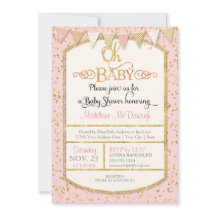 OH Baby Girl Douche Typographie Parties scintillan