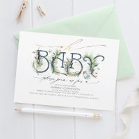 Oh Baby Green Baby shower Genre Neutre