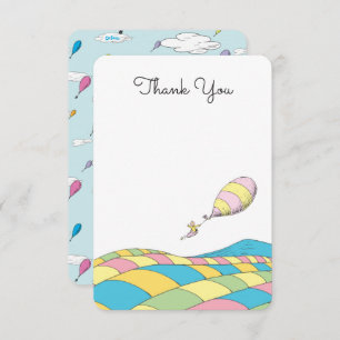 Invitation Oh, Baby, les endroits où tu iras - Merci fille