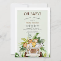 Oh Baby Neutral Jungle Baby shower Safari