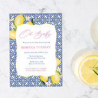 Oh Baby Positano Lemons Fille Rose Baby shower