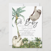 Oh Baby Sloth Jungle Baby shower