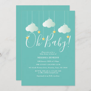 Invitation Oh Baby Twinkle Twinkle Baby shower / Sprinkle