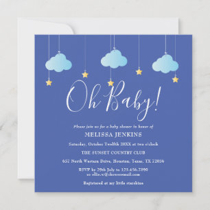Invitation Oh Baby Twinkle Twinkle Baby shower / Sprinkle