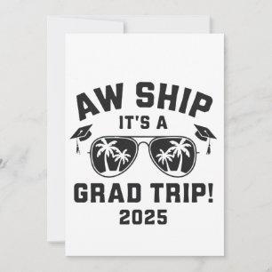Invitation Oh Bateau C'est un Voyage de Promo 2025 Tenue de V